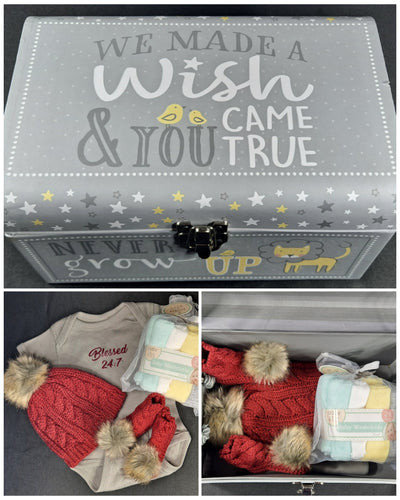 Baby Gift Box Set WE MADE A WISH Local Pick Up