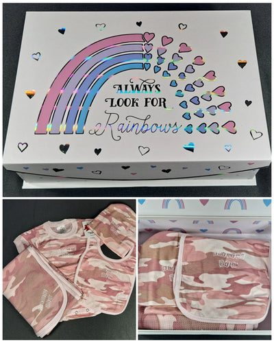 Baby Gift Box Set PINK CAMO Local Pick Up