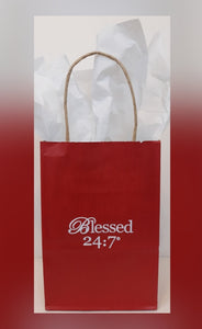 (Naturally) Blessed 24:7 Ladies Tee V-Neck FREE SHIPPING