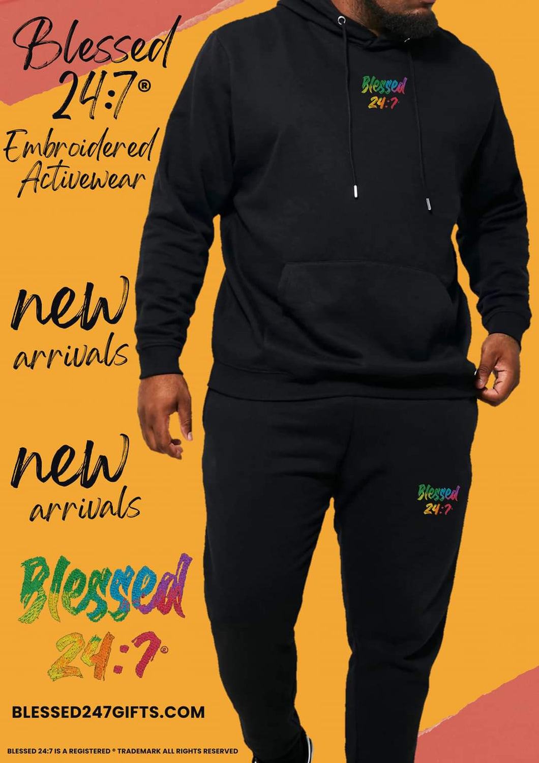 Blessed 24:7®️ Activewear Set (Unisex) FREE SHIPPING