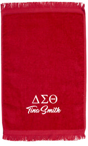 Hand Towels (GREEK) Life Sorority PERSONALIZED FREE SHIPPING