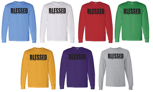 CLOSEOUT Blessed 24:7 Unisex Long Sleeve T-shirts FREE SHIPPING