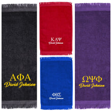 Load image into Gallery viewer, Hand Towels (GREEK) Life Fraternity PERSONALIZED FREE SHIPPING