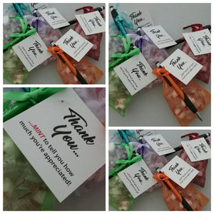 Blessed 24:7 Thank YOU Gift | Mint Candy Gift with Pen (Sold in Set of 5)  FREE SHIPPING