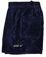 Load image into Gallery viewer, Men&#39;s Spa Wrap Navy Blue Gift Set FREE SHIPPING